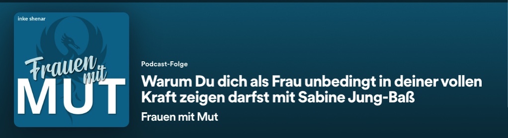 Mut - Vorschaubild zum Frauen mit Mut Podcast